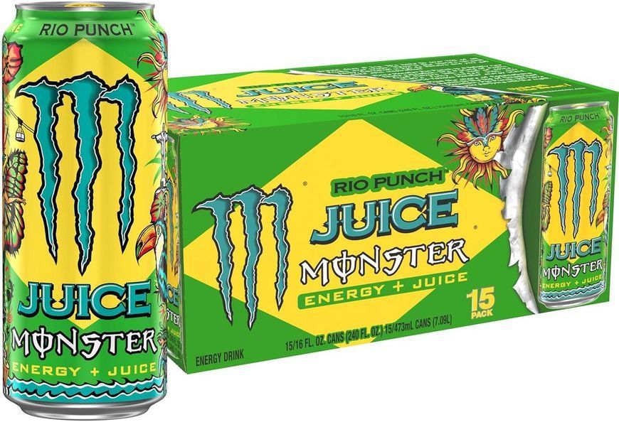 Енергетик Monster Energy Juice Rio Punch​​​​​​​, 473 мл 6353 фото