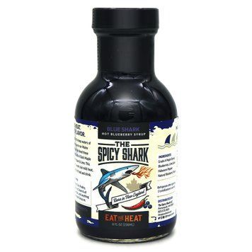 Гострий Сироп The Spicy Shark Hot Blueberry Maple Syrup 236ml 2283 фото
