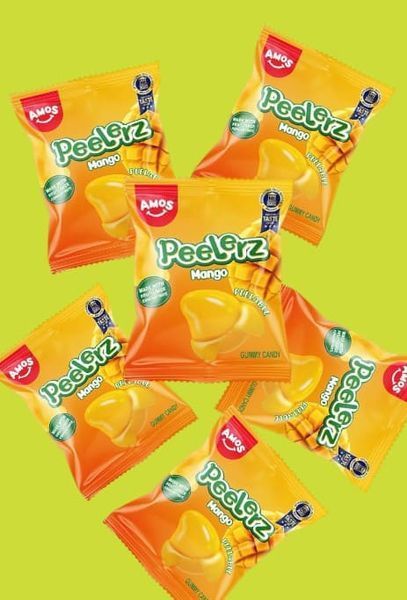 Жевательные конфеты Amos Peelerz Gummy Mango 85г 10316 фото