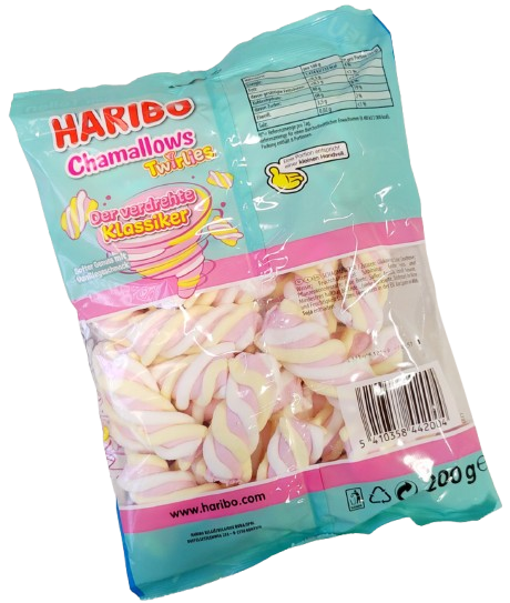 Маршмеллоу Haribo Chamallows Twirlies 200г 8122 фото