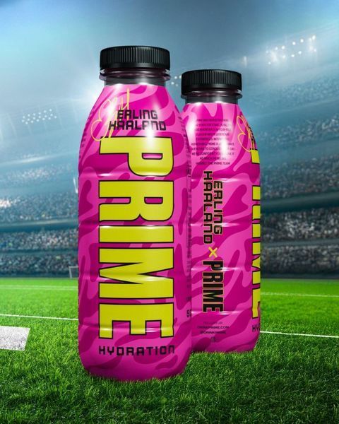 Напиток Prime Hydration Drink Erling Haaland Pink Edition 500мл 8712 фото
