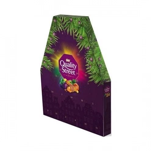 Адвент Календар Nestle The Quality Street набір з ірисок, праліне та шоколадних цукерок 240 г. 6053 фото