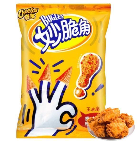 Чіпси Cheetos Bugles Spicy Chicken Flavor 40г 10460 фото