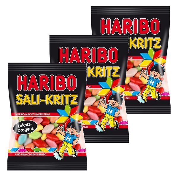 Жувальні цукерки Haribo Sali Kritz 160г 6962 фото