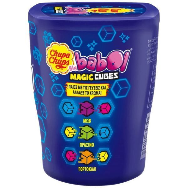 Жевательная резинка с фруктовым вкусом Chupa Chups Magic Cubes Gum, 86г 6251 фото