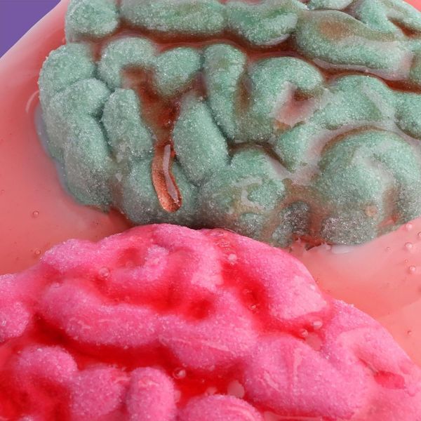 Зефир Becky's Brain Bloody Mallows Halloween Мозг в клубничном сиропе 80г 9381 фото