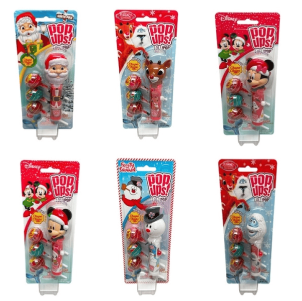 Держатель Санта с леденцами Pop Ups Christmas Chupa Chups 36г 9720 фото