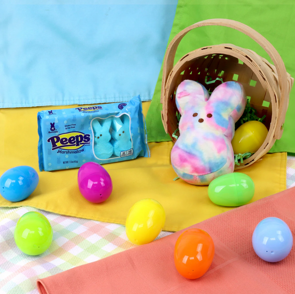 Пасхальный набор с игрушкой Peeps Tie Dye Bunny Plush Toy 42г 8515 фото