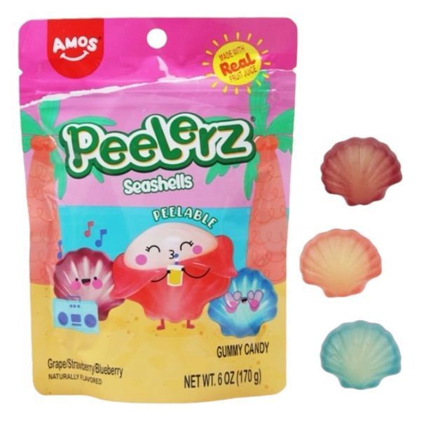 Желейні цукерки Amos Peelerz Seashells 170г 11062 фото