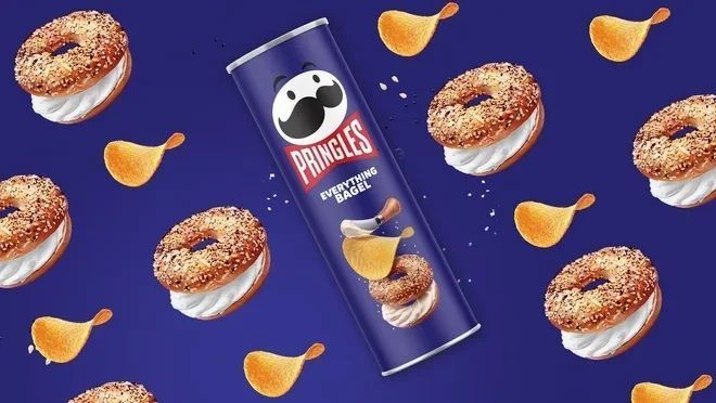 Чіпси Pringles Everything Bagel Potato Crisps Chips 158г 7012 фото