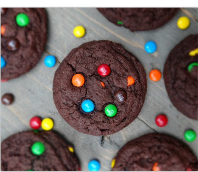 Печенье Печенье M&M's Double Chocolate Giant Cookies 50г 8220 фото