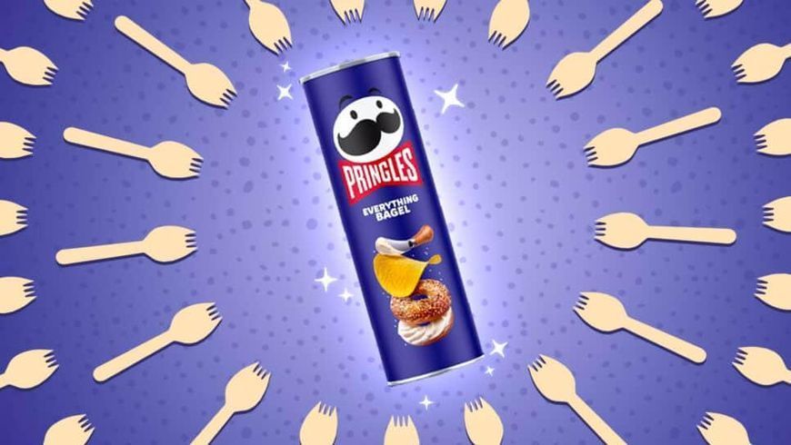 Чіпси Pringles Everything Bagel Potato Crisps Chips 158г 7012 фото
