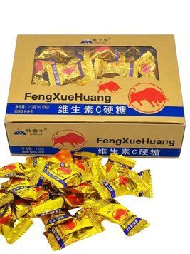 Конфеты леденцы FengXueHuang Red Bull Candy Fast Charging 232г 11484 фото