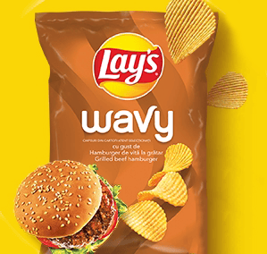 Чіпси Lay's Wavy Hamburger 115г 9628 фото