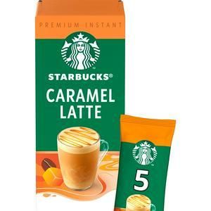 Растворимый Кофе Starbucks Premium Instant Caramel Latte 5×23g (115g) 4554 фото