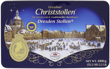 Рождественский штолен Dr. Quendt Dresdner Christstollen Dresden Stollen 1000г 10066 фото