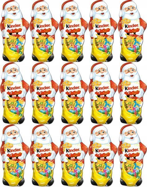 Шоколадний Дід Мороз Ferrero Kinder Hollow Santa Small 110г 7597 фото