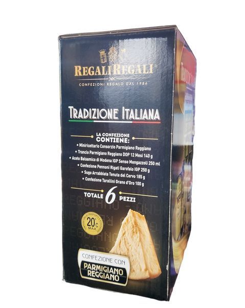 Рождественский набор Confezione Con Parmigiano Reggiano Sapori D'Italia 6 компонентов 11335 фото