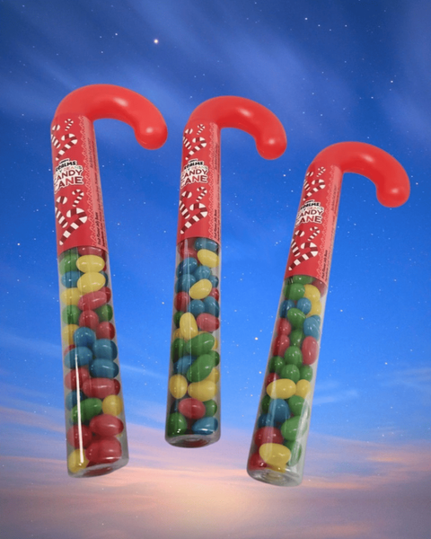 Тростина з драже Candy Realms Jelly Beans Candy Cane 80г 9532 фото