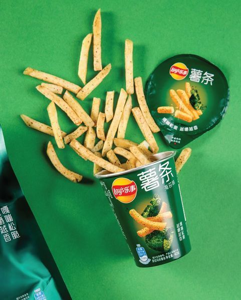 Чіпси Lay's Premium Seaweed Flavor Crisp French Fries Chips 40г 8663 фото