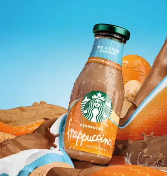Холодный кофе Starbucks Caramel Frappuccino без сахаря 250 мл 8614 фото