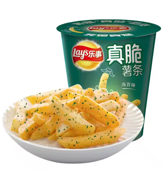 Чіпси Lay's Premium Seaweed Flavor Crisp French Fries Chips 40г 8663 фото