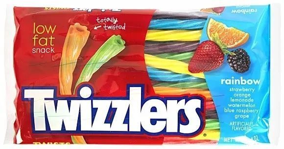 Мармелад Twizzlers Twists Радуга 351г 7058 фото