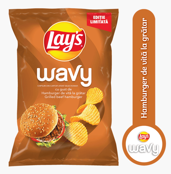 Чіпси Lay's Wavy Hamburger 115г 9628 фото