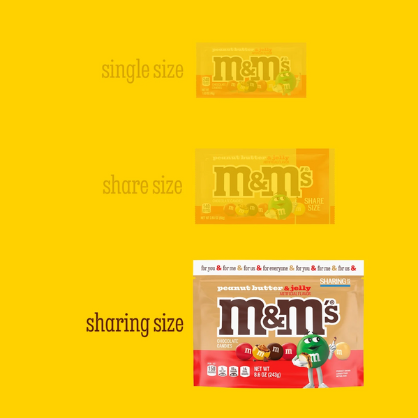 Драже M&M's Peanut Butter and Jelly Candy 244г 8221 фото