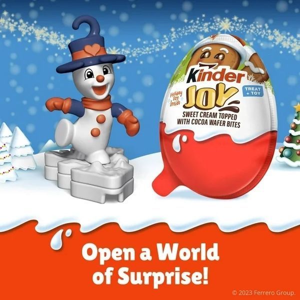 Шоколадные яйца Kinder Joy, 6 штук 6054 фото