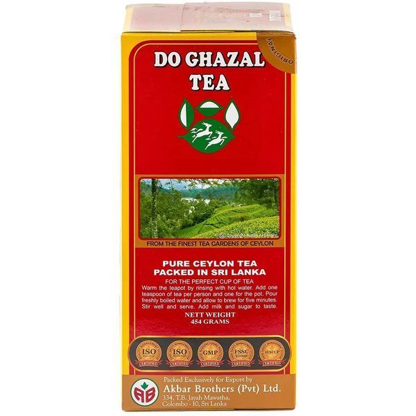 Чай черный цейлонский&nbsp;Akbar Do Ghazal Tea Pure Ceylon, 500г 6570 фото