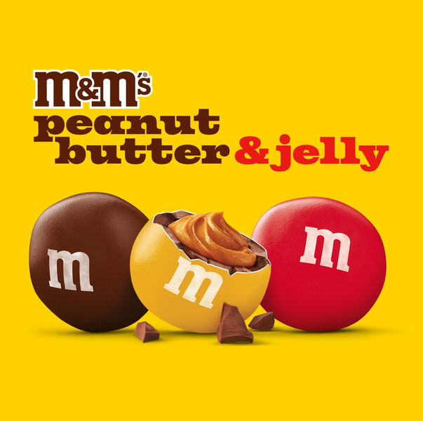 Драже M&M's Peanut Butter and Jelly Candy 244г 8221 фото