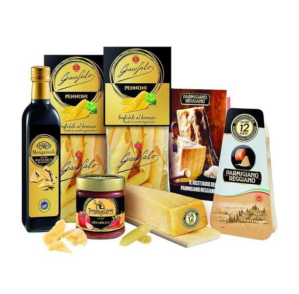Рождественский набор Confezione Con Parmigiano Reggiano Sapori D'Italia 6 компонентов 11335 фото
