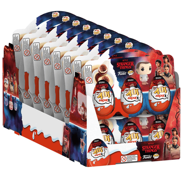 Шоколадні яйця Kinder Joy Funko Netflix Stranger Things 3 шт х 20г 9232 фото