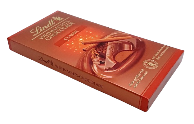 Молочный шоколад Lindt Weihnachts Chocolade Classic 100г 7846 фото
