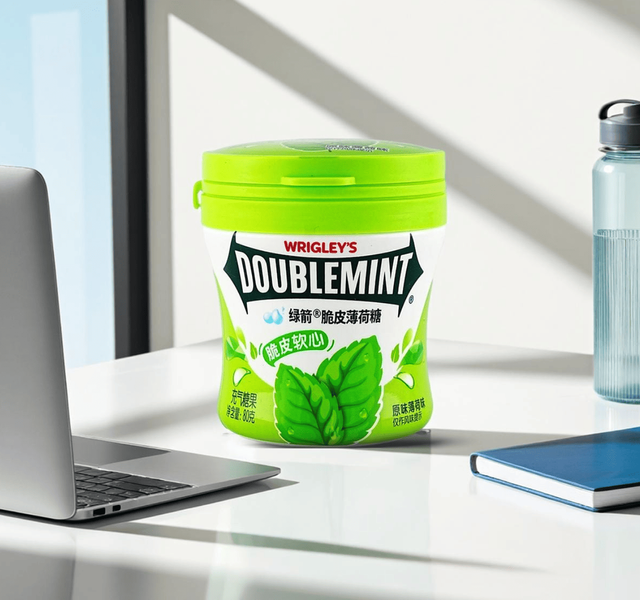 Драже Wrigley's Doublemint Crispy Soft Mint Original 80г 10913 фото