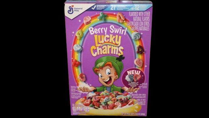 Сухий сніданок Lucky Charms Berry Swirl з маршмелоу, 308г 6543 фото