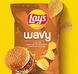 Чіпси Lay's Wavy Hamburger 115г 9628 фото 5