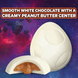 Шоколадні яйця Feastables The Super Mario Galaxy White Chocolate Peanut Butter Yoshi Egg 70 г (Деформовані) 11434 фото 2