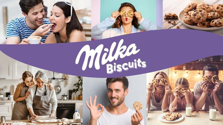 Печенье Milka Sensations Cookies с кусочками шоколада 156г 7983 фото
