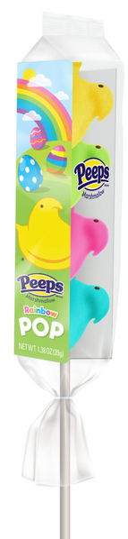 Маршмеллоу на палочке Peeps Marshmallow Rainbow Pop 39г 8517 фото