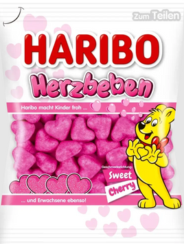 Желейні сердечка Haribo Herzbeben 160g 4607 фото