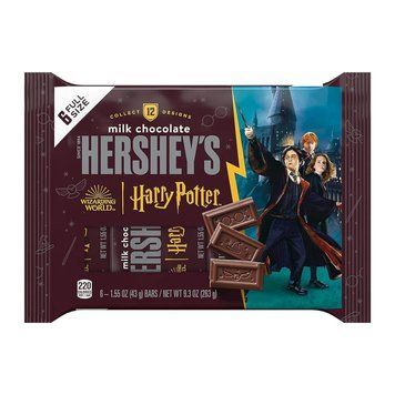 Шоколад Гаррі Поттер Hershey's Milk Chocolate Harry Potter Halloween Candy Bars 263 г. 5732 фото