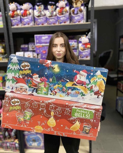 Адвент Календарь Pringles Advent Calendar 1120g 1416 фото