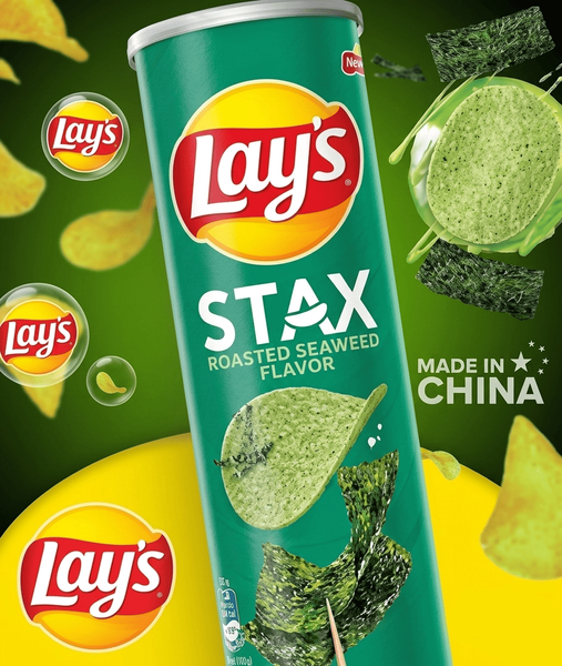Чипсы Lay's Stax Roasted Seaweed Flavor 90г 10512 фото