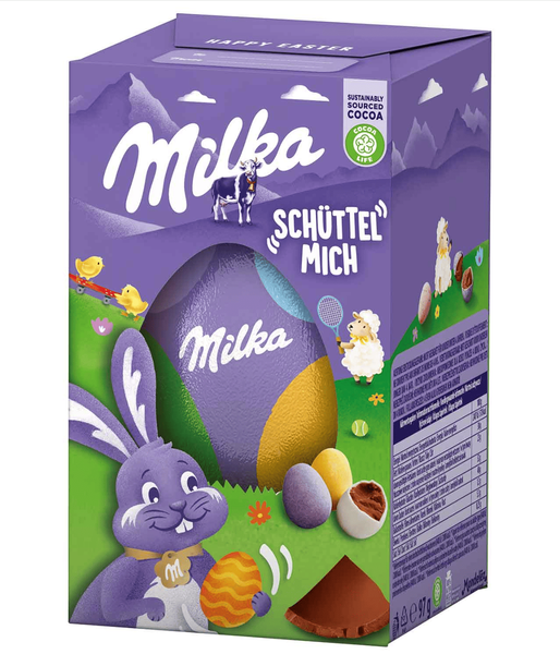 Шоколадне яйце Milka Shake Me Easter Egg 97г 10762 фото