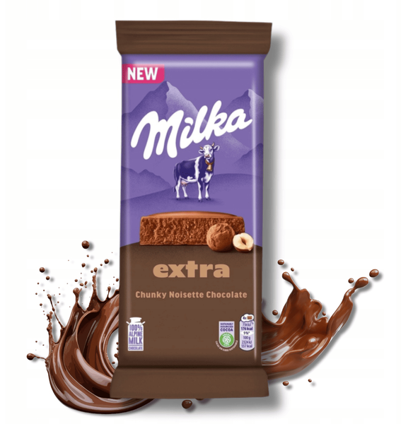 Шоколад Milka Extra Noisette 190г 9676 фото