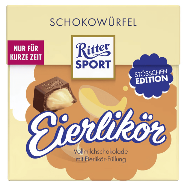 Шоколадні цукерки Ritter Sport Schokow&uuml;rfel Eierlik&ouml;r 176г 10712 фото