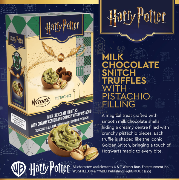 Шоколадные конфеты Witor's Harry Potter Milk Chocolate Pistachio Truffles 150г 11727 фото