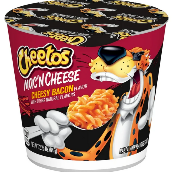 Макарони з сиром та беконом Cheetos Mac'n Cheese Cheesy Bacon Flavor 4 x 64г 8271 фото
